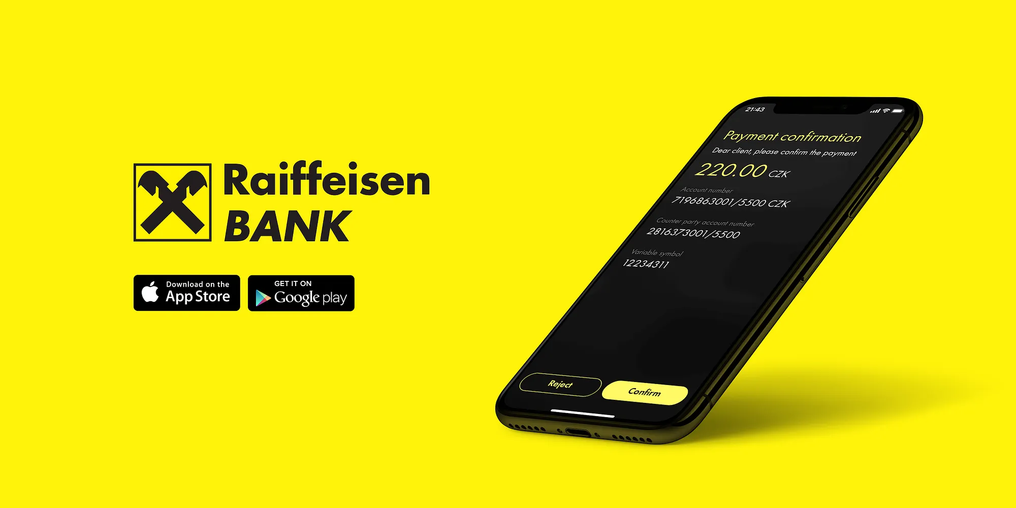 Raiffeisen Mobile Banking screenshot